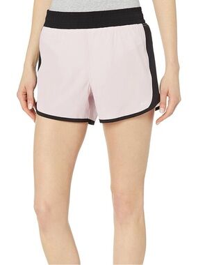 Amazon Essentials Women's 4" Stretch Woven Running Short w/ lining - Navy Blue L